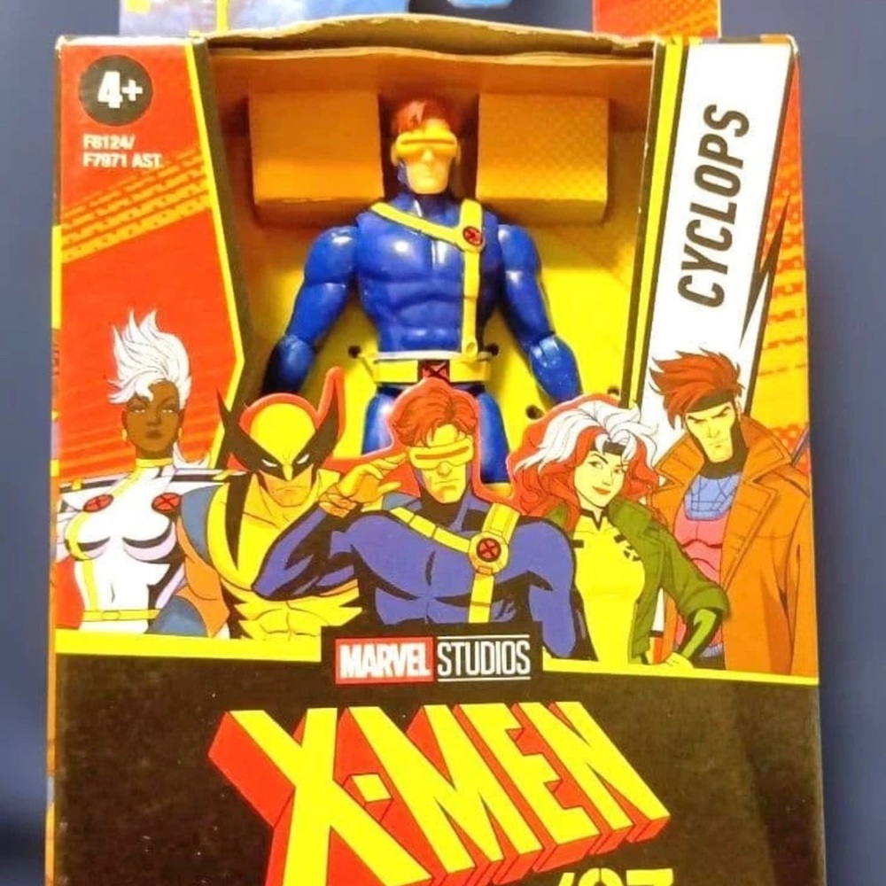Marvel Cyclops Action Figure in Blue and Yellow Outfit